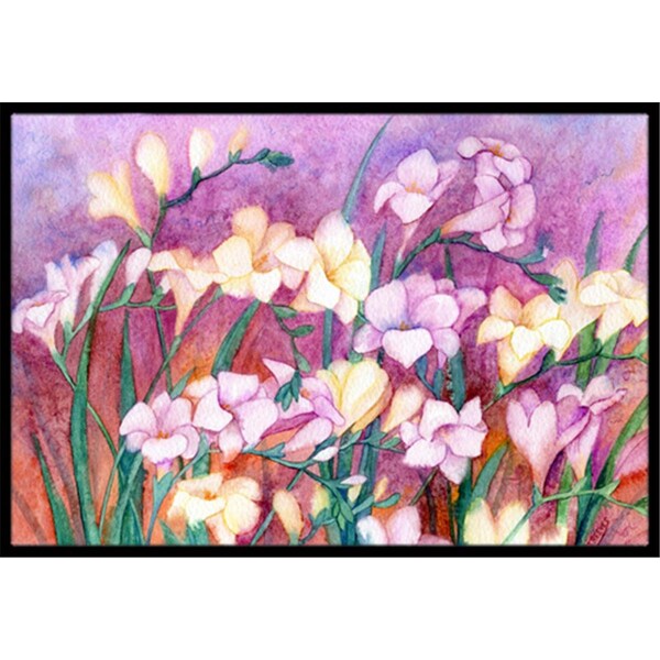 Carolines Treasures Freesias Indoor or Outdoor Mat- 18 x 27 IBD0249MAT - main